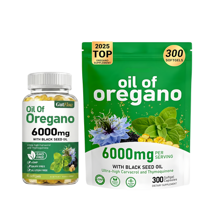 Ultra Pure Oregano Oil with Black Seed Oil