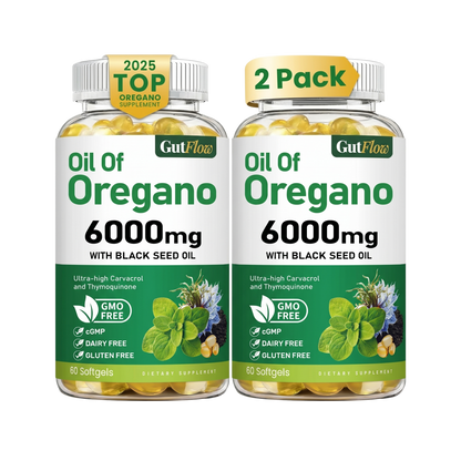 Ultra Pure Oregano Oil with Black Seed Oil