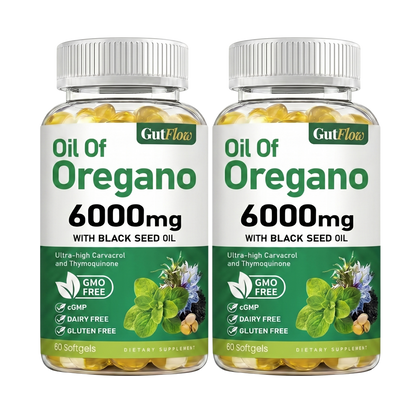 Ultra Pure Oregano Oil with Black Seed Oil