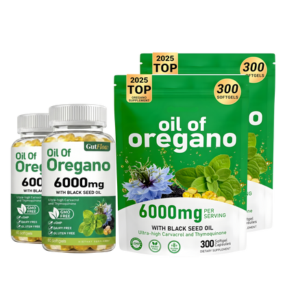 Ultra Pure Oregano Oil with Black Seed Oil