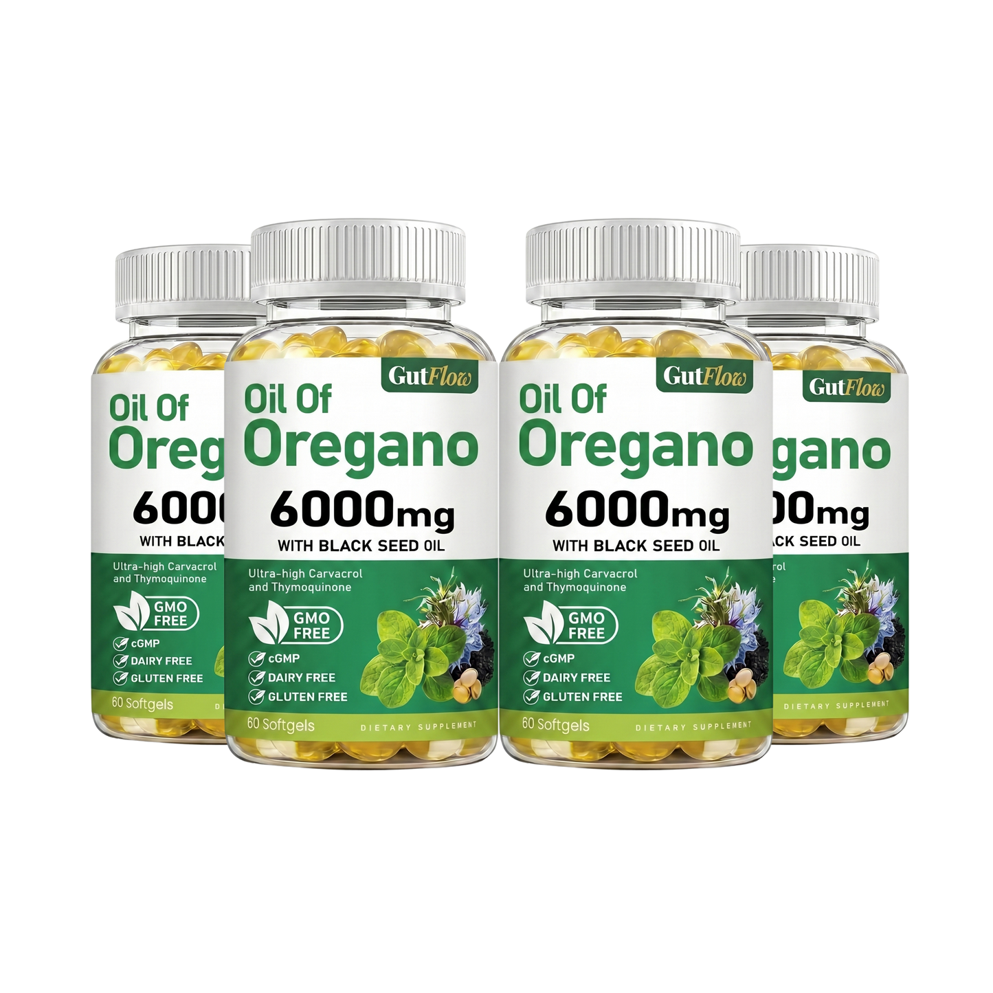 Ultra Pure Oregano Oil with Black Seed Oil