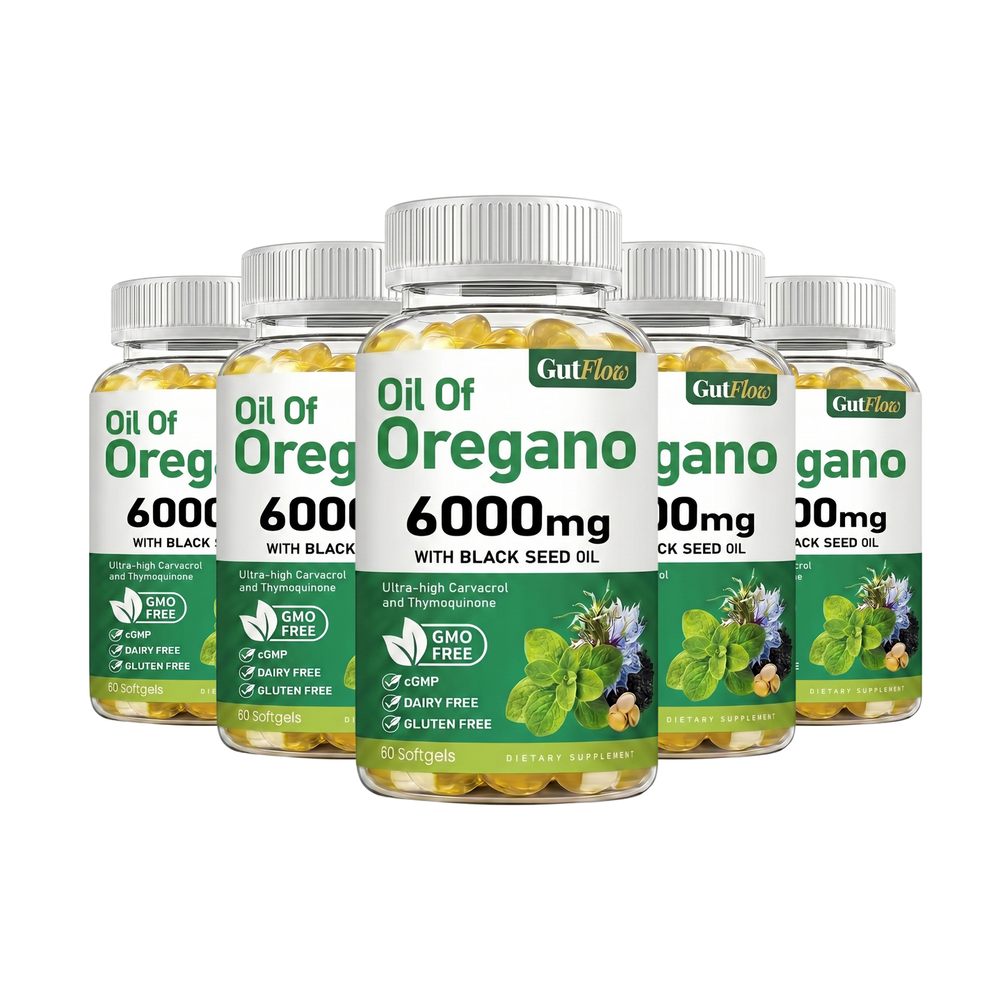 Ultra Pure Oregano Oil with Black Seed Oil