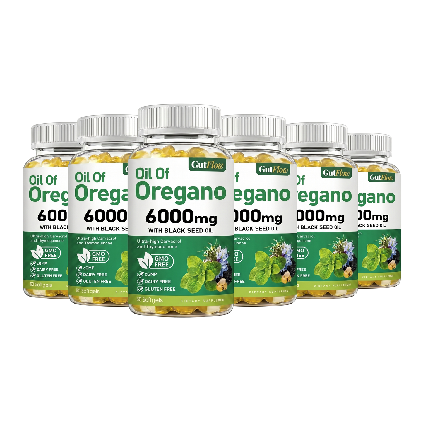 Ultra Pure Oregano Oil with Black Seed Oil